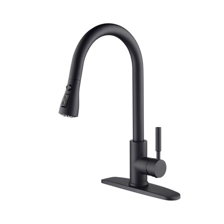 Kibi Single Handle Pull Down Kitchen Faucet F102MB